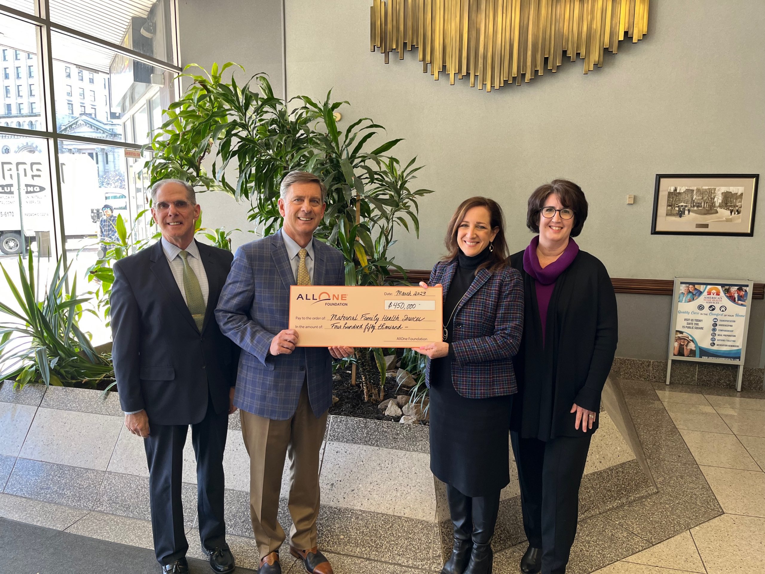 AllOne Foundation Awards MFHS $450,000 to Increase Access to Maternity and Mental Health Care Featured Image