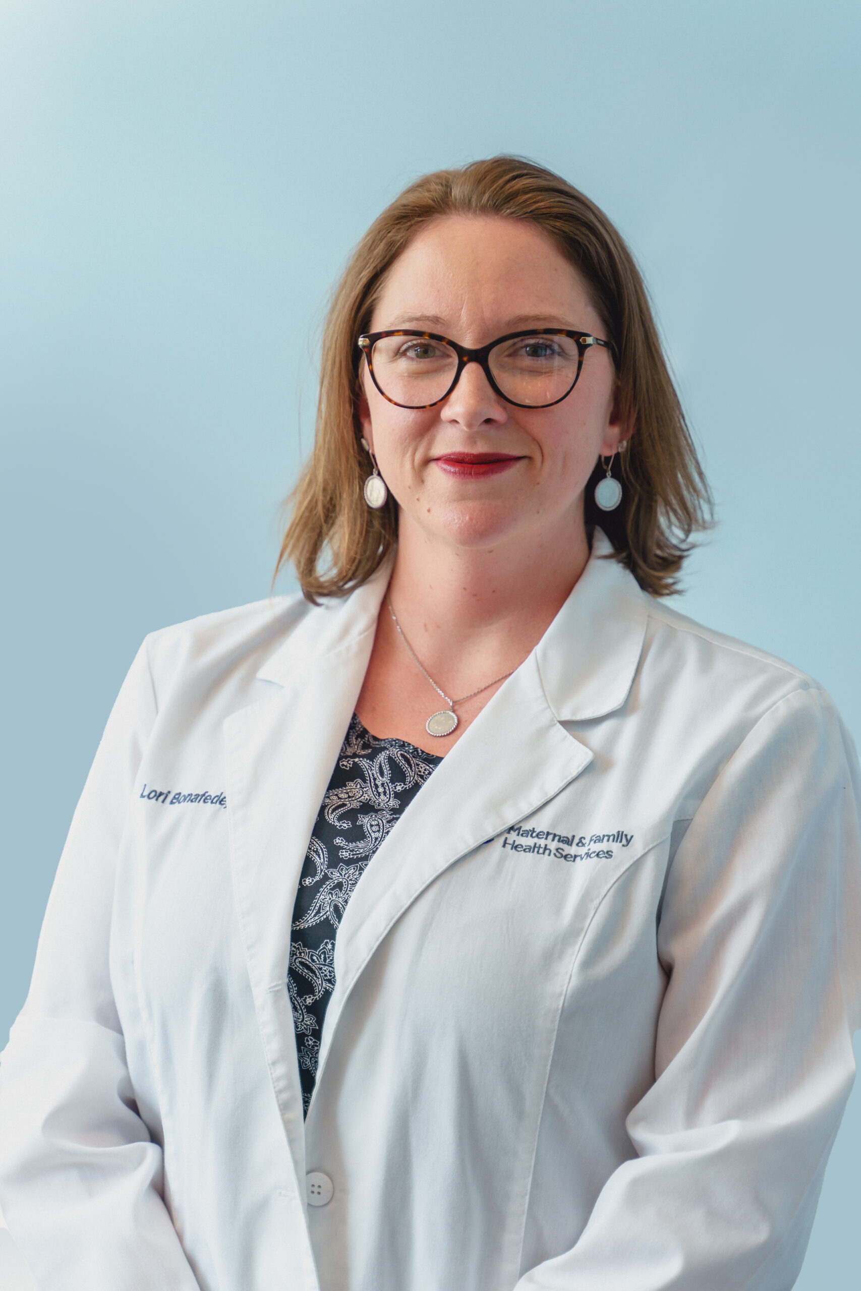 Headshot portrait of Lori Bonafede, CRNP at MFHS